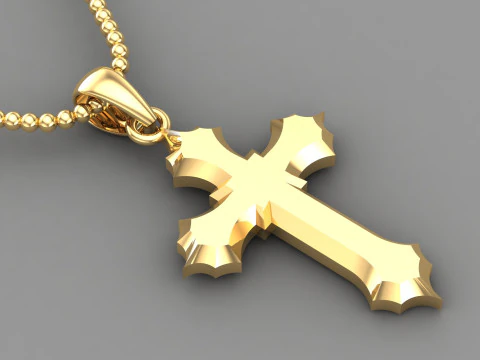 Jesus Christ Pendant Cad File Ready For Printing 3D Print Model