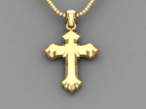Jesus Christ Pendant Cad File Ready For Printing 3D Print Model