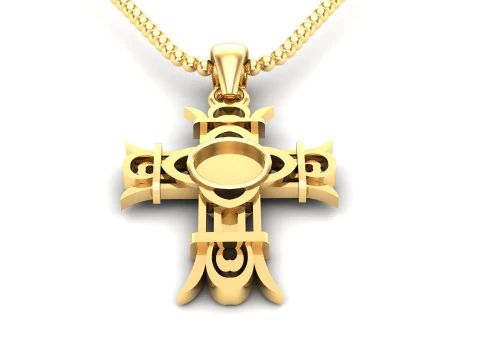 Jesus Christ Pendant Cad File Ready For Printing 3D Print Model