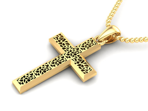 Jesus Christ Pendant Cad File Ready For Printing Model do druku 3D