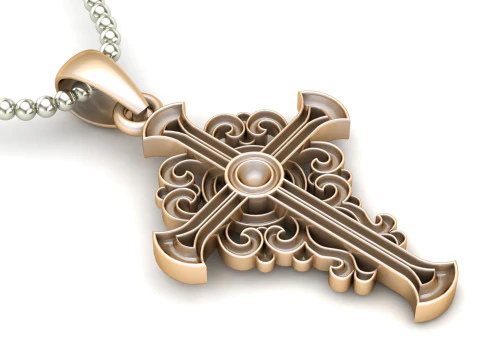 Jesus Christ Pendant Cad File Ready For Printing 3D Print Model