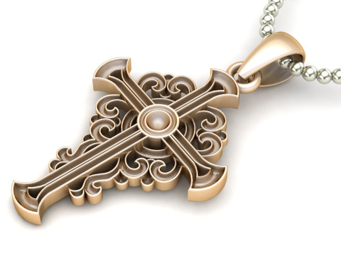 Jesus Christ Pendant Cad File Ready For Printing Modèles 3D en vedette