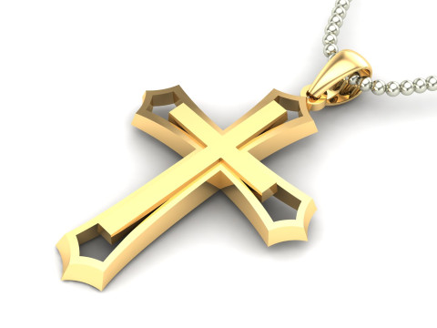 Jesus Christ Pendant Cad File Ready For Printing Modèles 3D en vedette