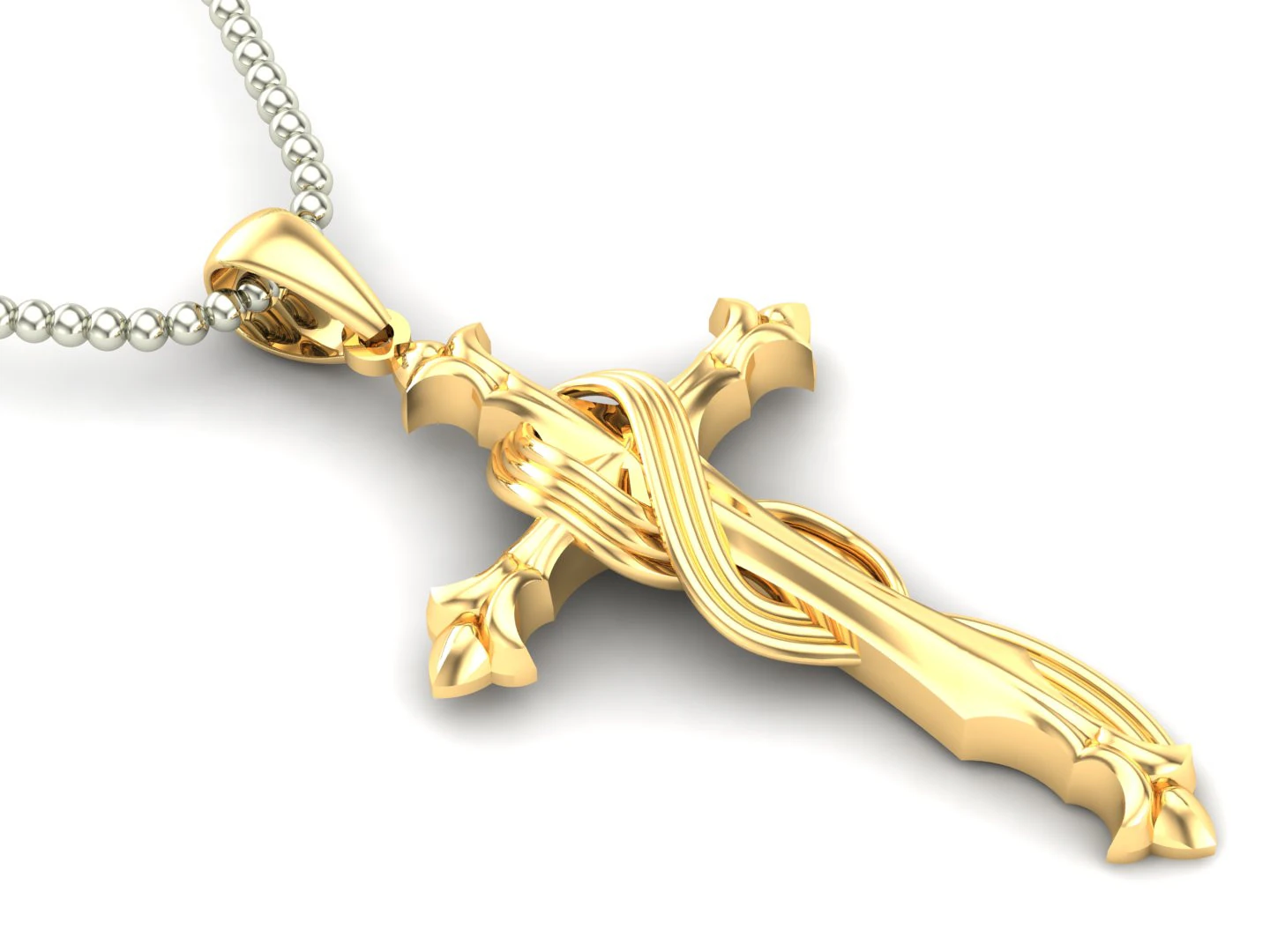 Jesus Christ Pendant Cad File Ready For Printing 3D Print Model .c4d .max .obj .3ds .fbx .stl .blend 