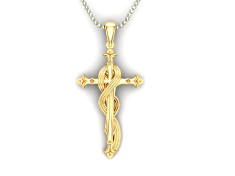 Jesus Christ Pendant Cad File Ready For Printing 3D प्रिंट मॉडल