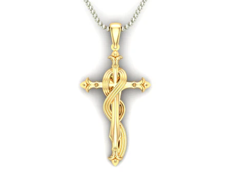 Jesus Christ Pendant Cad File Ready For Printing 3D Print Model