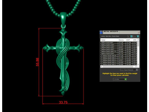 Jesus Christ Pendant Cad File Ready For Printing 3D Print Model