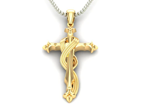 Jesus Christ Pendant Cad File Ready For Printing 3D Print Model