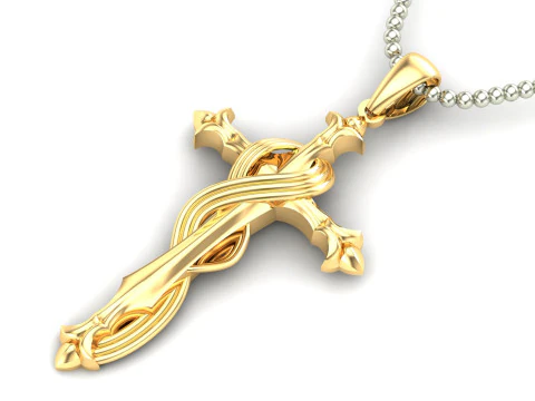 Jesus Christ Pendant Cad File Ready For Printing 3D Print Model