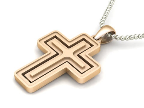 Jesus Christ Pendant Cad File Ready For Printing 3D Print Model