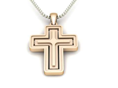 Jesus Christ Pendant Cad File Ready For Printing 3D Print Model