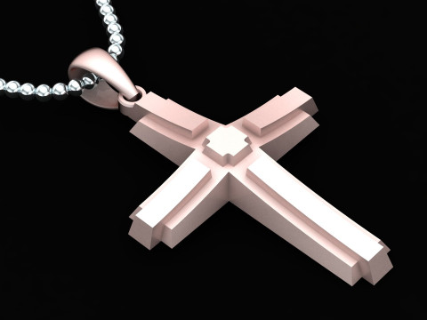 Jesus Christ Pendant Cad File Ready For Printing 3D Print Model