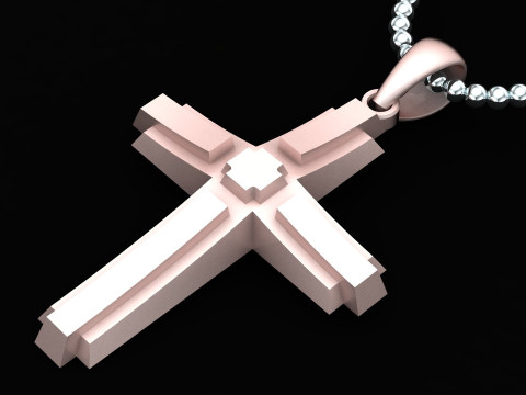 Jesus Christ Pendant Cad File Ready For Printing 3D प्रिंट मॉडल