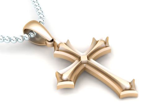 Jesus Christ Pendant Cad File Ready For Printing Model do druku 3D