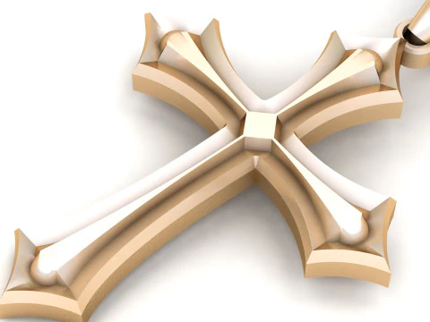 Jesus Christ Pendant Cad File Ready For Printing 3D Print Model