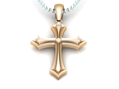 Jesus Christ Pendant Cad File Ready For Printing Modello di stampa 3D