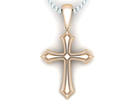 Jesus Christ Pendant Cad File Ready For Printing Modello di stampa 3D