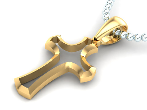 Jesus Christ Pendant Cad File Ready For Printing 3D 打印模型