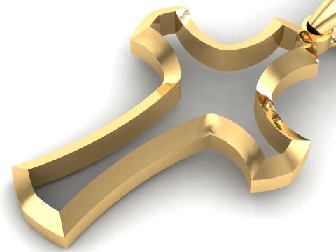 Jesus Christ Pendant Cad File Ready For Printing 3D Print Model