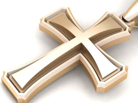 Jesus Christ Pendant Cad File Ready For Printing Modelo de Impressão 3D