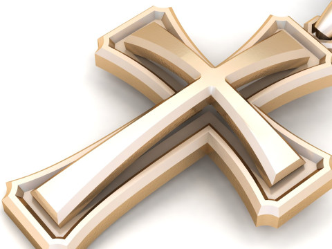 Jesus Christ Pendant Cad File Ready For Printing Modelo de impresión 3D