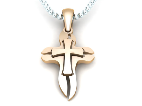Jesus Christ Pendant Cad File Ready For Printing 3D Baskı Modeli