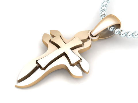 Jesus Christ Pendant Cad File Ready For Printing 3D Baskı Modeli