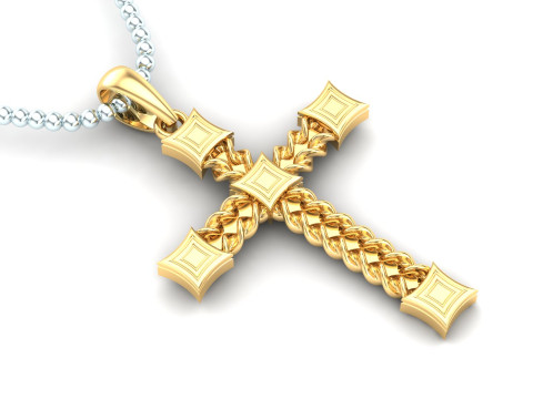 Jesus Christ Pendant Cad File Ready For Printing 3D-Druckmodell