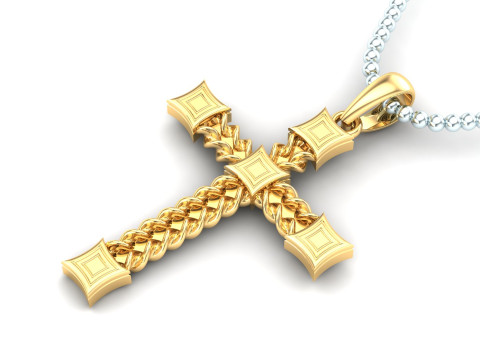 Jesus Christ Pendant Cad File Ready For Printing 3Dプリントモデル