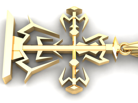 Jesus Christ Pendant Cad File Ready For Printing 3D Принт Модель