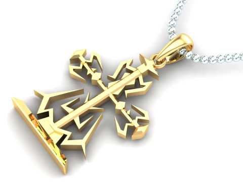 Jesus Christ Pendant Cad File Ready For Printing 3D Принт Модель