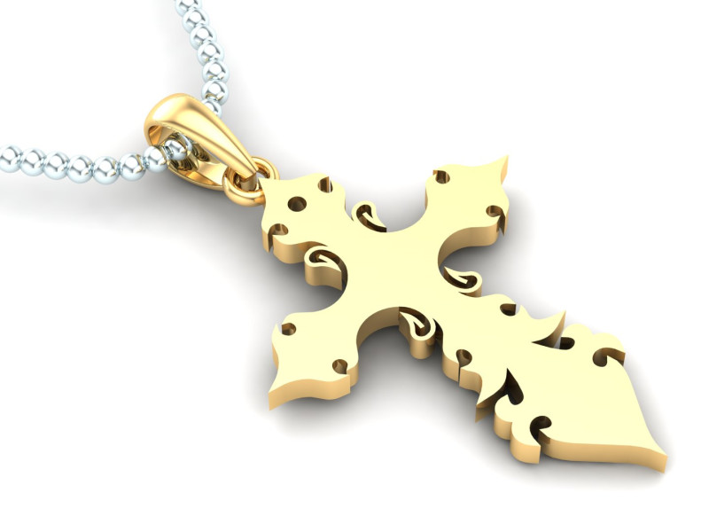 Jesus Christ Pendant Cad File Ready For Printing Modello di stampa 3D .c4d .max .obj .3ds .fbx .stl .blend 