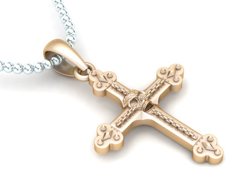 Jesus Christ Pendant Cad File Ready For Printing Model Cetak 3D