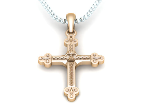 Jesus Christ Pendant Cad File Ready For Printing Model do druku 3D