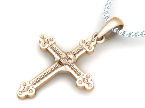 Jesus Christ Pendant Cad File Ready For Printing Model do druku 3D