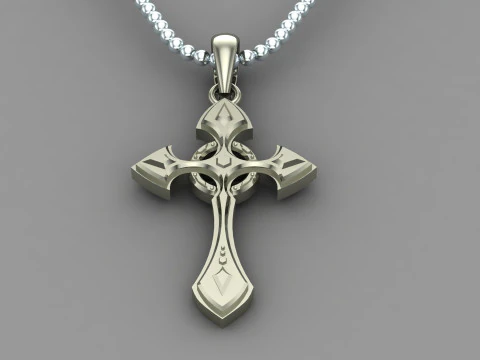 Jesus Christ Pendant Cad File Ready For Printing 3D Print Model