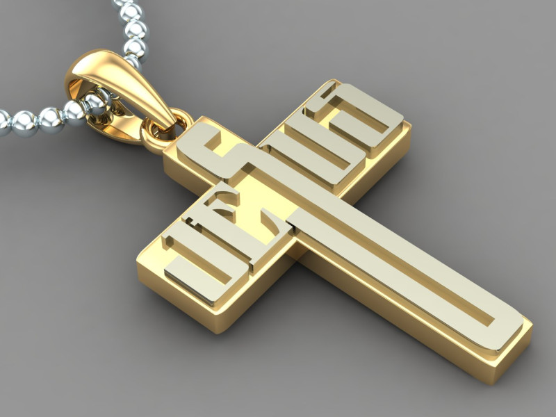Jesus Christ Pendant Cad File Ready For Printing Modelo de impresión 3D .c4d .max .obj .3ds .fbx .stl .blend 