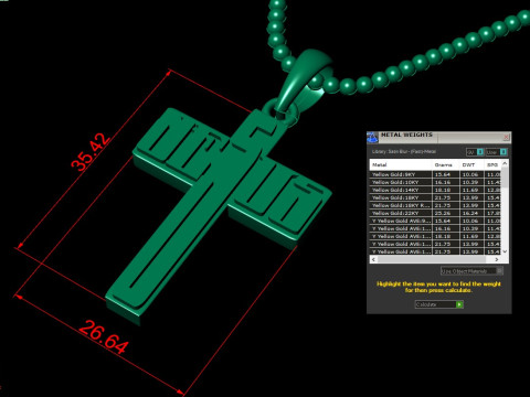 Jesus Christ Pendant Cad File Ready For Printing Modelo de impresión 3D