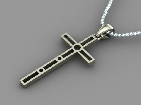 Jesus Christ Pendant Cad File Ready For Printing Modèles 3D en vedette