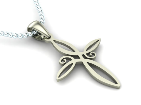 Jesus Christ Pendant Cad File Ready For Printing 3Dプリントモデル