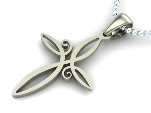 Jesus Christ Pendant Cad File Ready For Printing 3D 打印模型