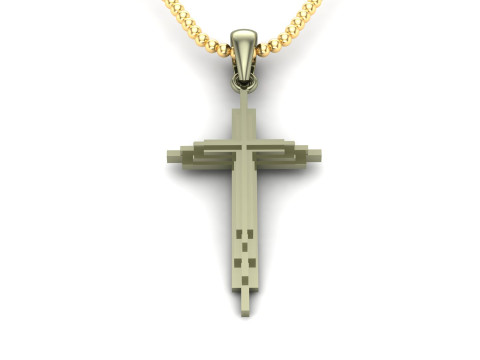 Jesus Christ Pendant Cad File Ready For Printing Model do druku 3D