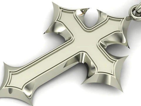 Jesus Christ Pendant Cad File Ready For Printing 3D Print Model