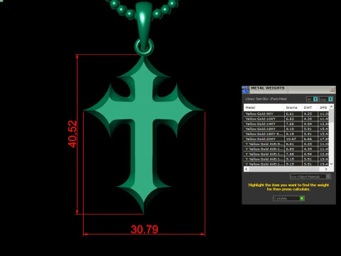 Jesus Christ Pendant Cad File Ready For Printing 3D Print Model