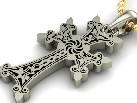 Jesus Christ Pendant Cad File Ready For Printing 3Dプリントモデル