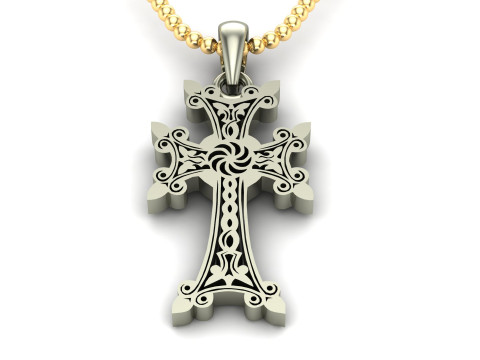 Jesus Christ Pendant Cad File Ready For Printing 3Dプリントモデル