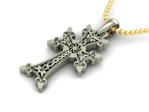 Jesus Christ Pendant Cad File Ready For Printing 3Dプリントモデル
