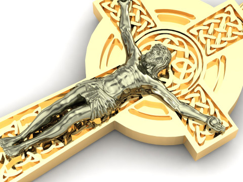 Jesus Christ Pendant Cad File Ready For Printing 3D-printmodel