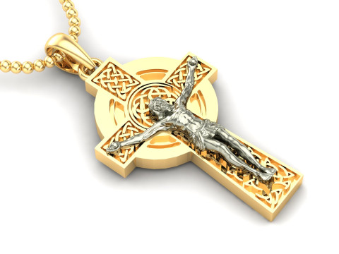 Jesus Christ Pendant Cad File Ready For Printing Modèles 3D en vedette