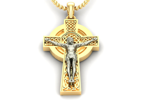 Jesus Christ Pendant Cad File Ready For Printing Modèles 3D en vedette